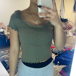 Green Size S Top